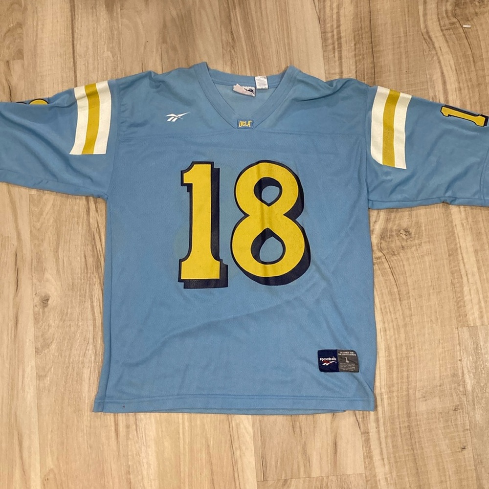 Vintage UCLA Bruins #18 Reebok Football Jersey, Size L (Cade McNown)